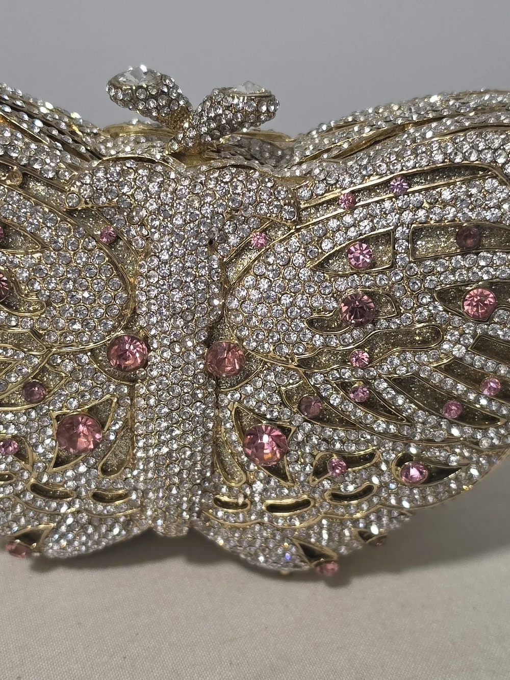 Butterfly Swaroski Crystal - Evening Clutch
